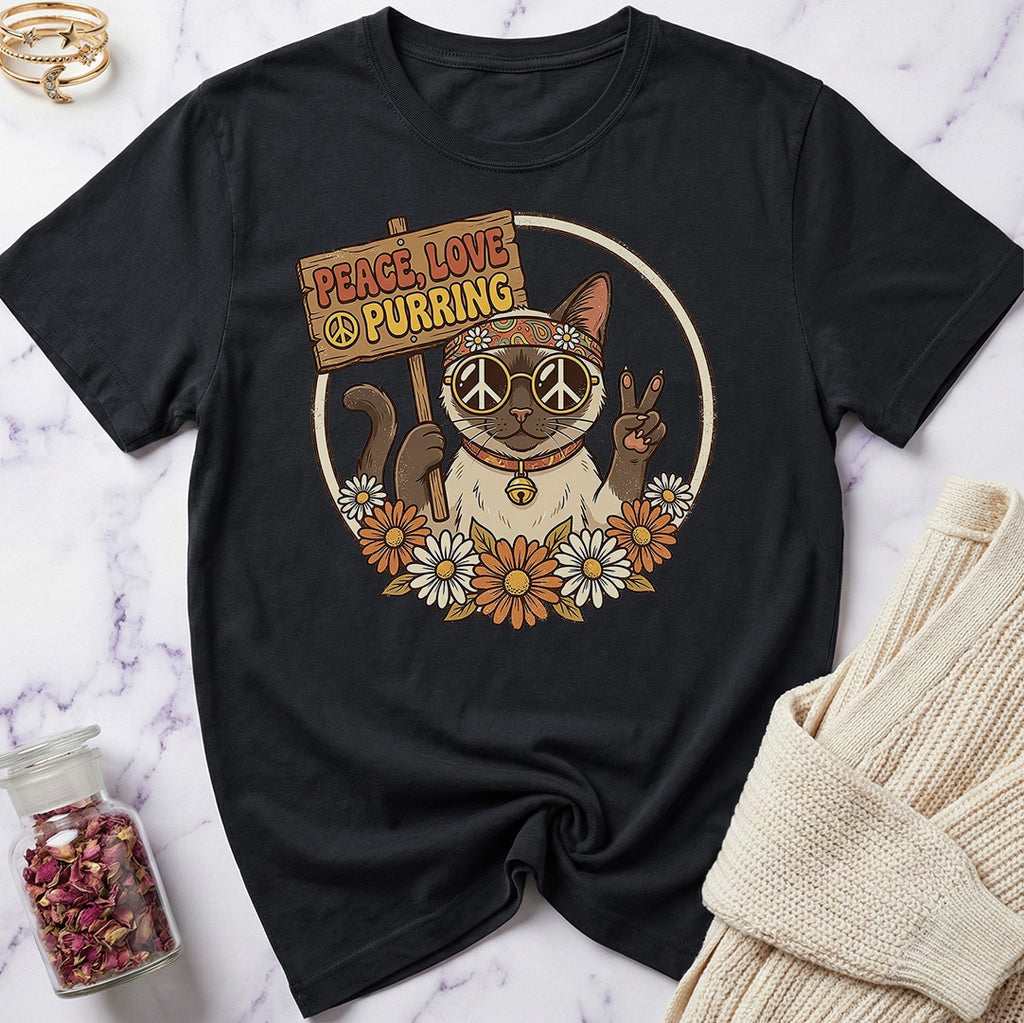 Peace Love & Purring T-Shirt
