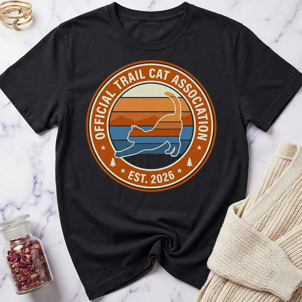 Stretching Trail Cat T-Shirt