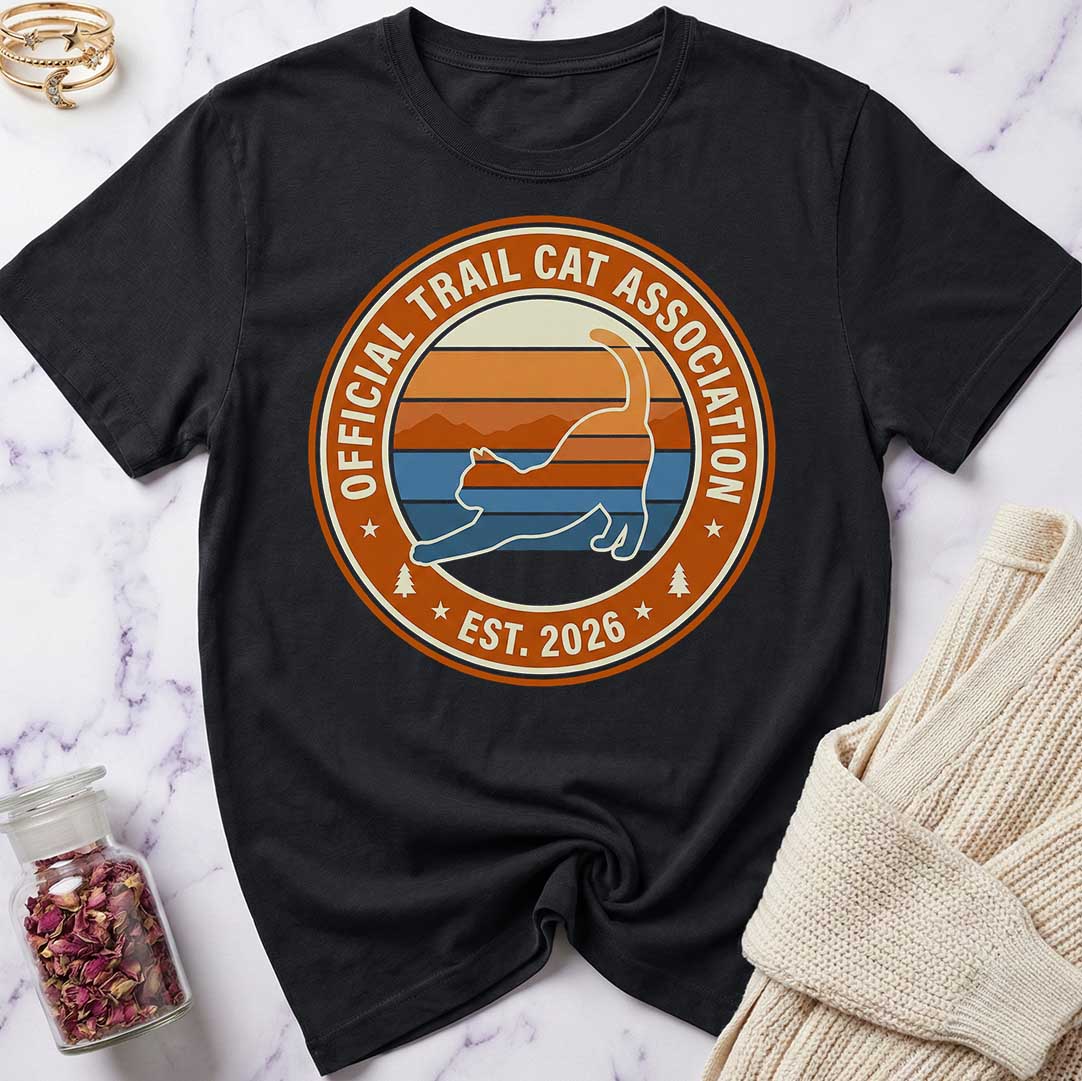 Stretching Trail Cat T-Shirt