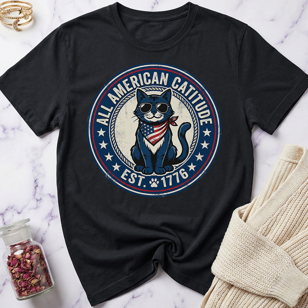 USA 250 All American Catitude T-Shirt