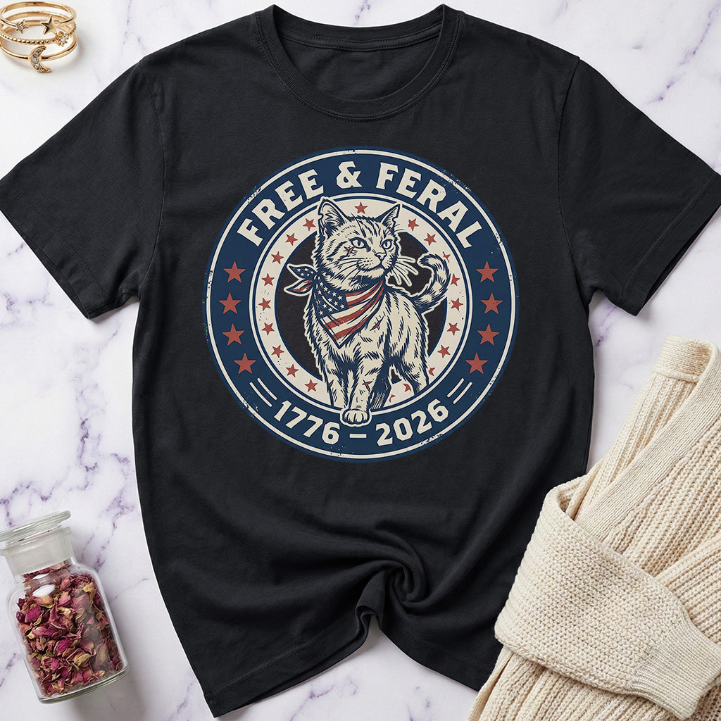 USA 250 Free & Feral T-Shirt