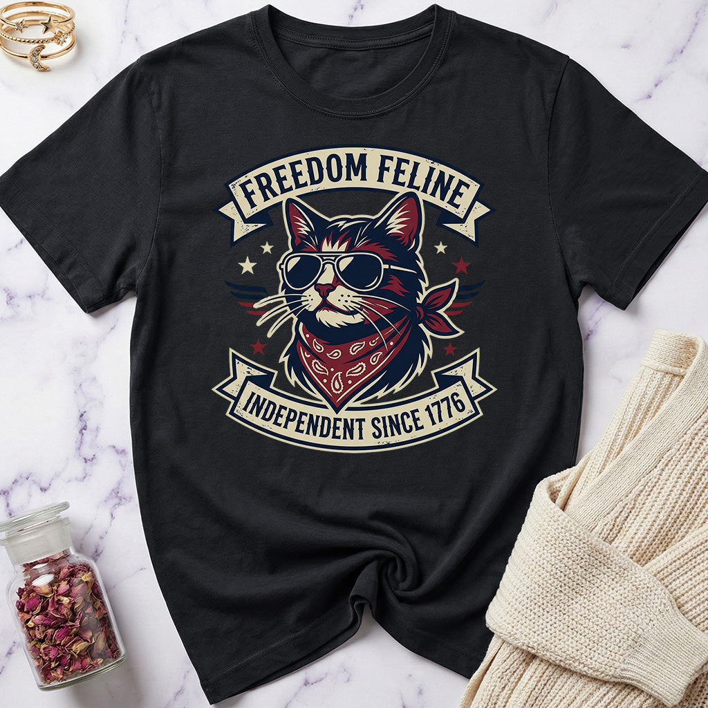 USA 250 Freedom Feline T-Shirt