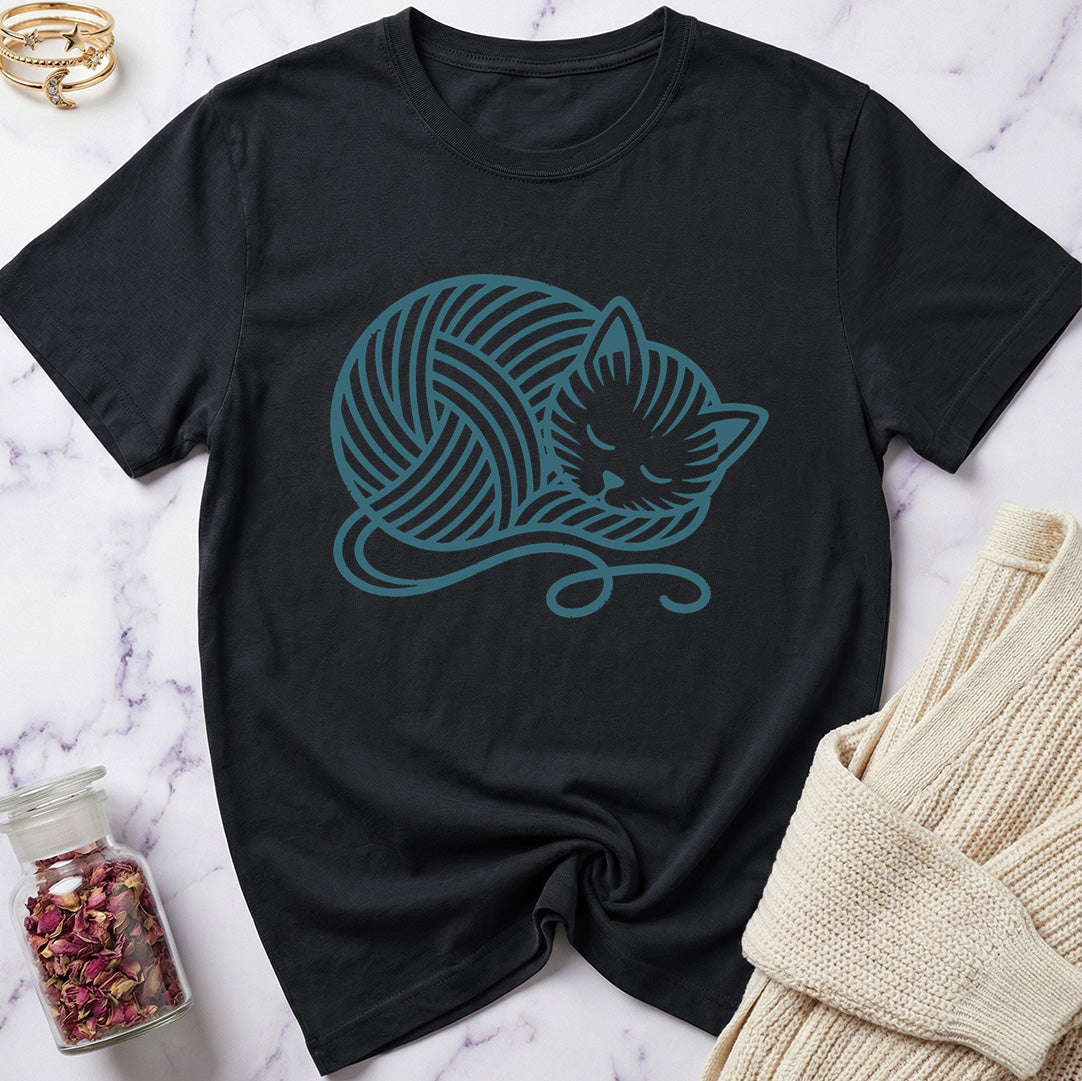 Yarn Ball Cat T-Shirt