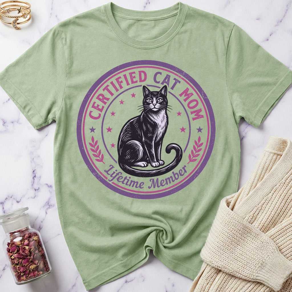 Certified Cat Mom T-Shirt