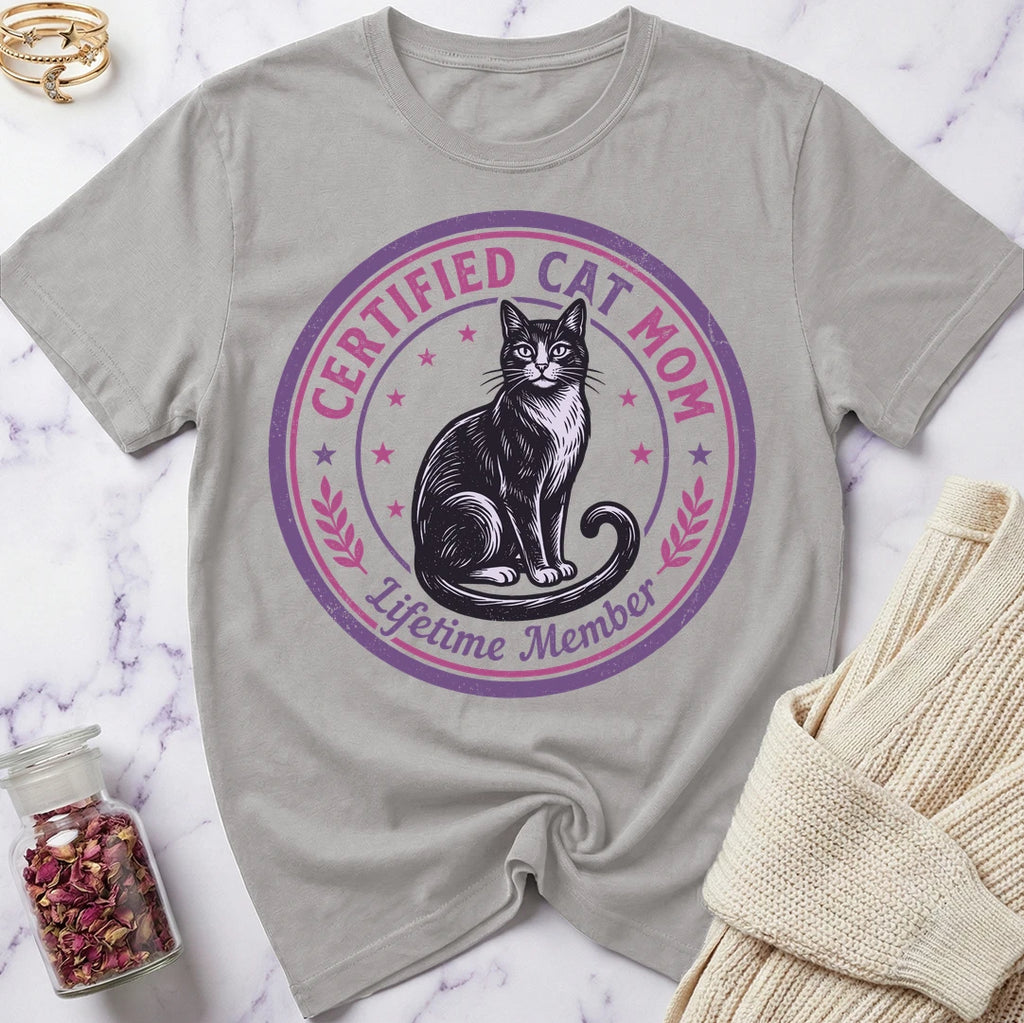 Certified Cat Mom T-Shirt