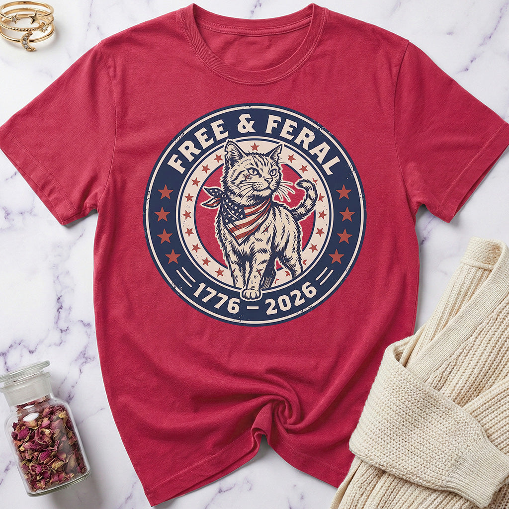 USA 250 Free & Feral T-Shirt