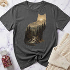 Forest Sunset Cat T-Shirt
