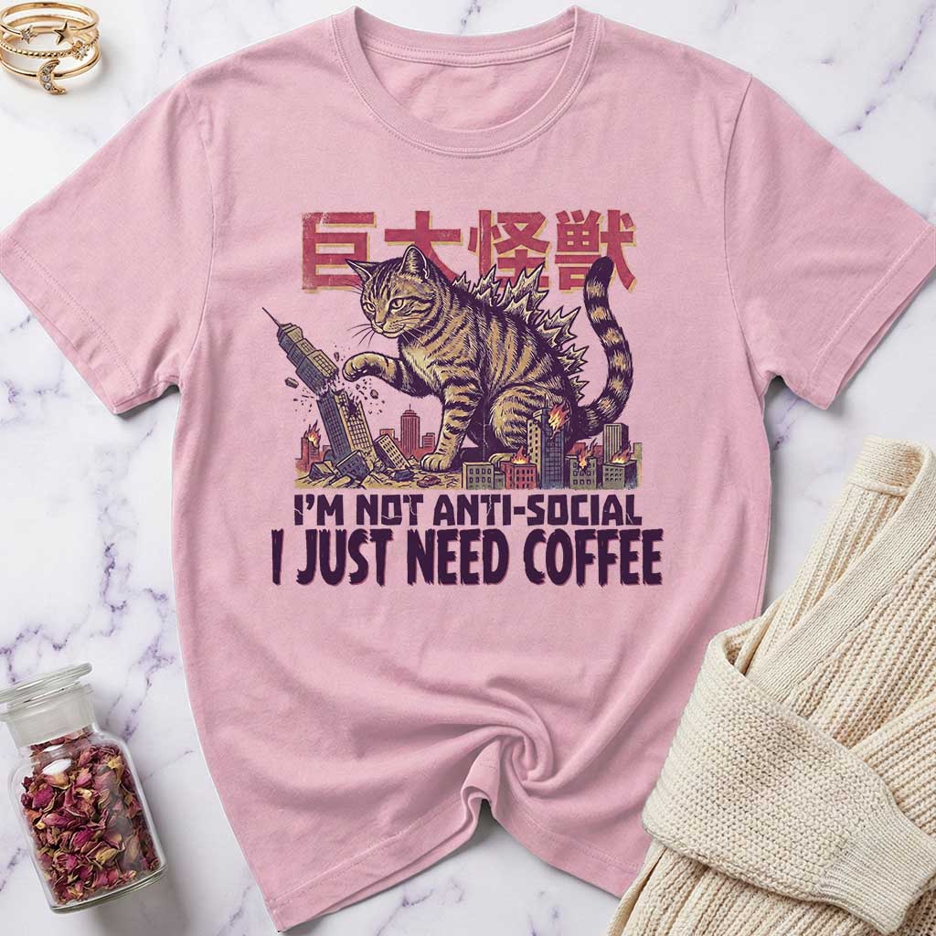 Catzilla Coffee T-Shirt
