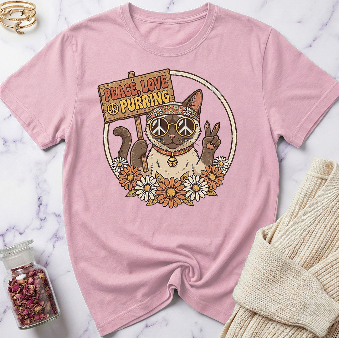 Peace Love & Purring T-Shirt