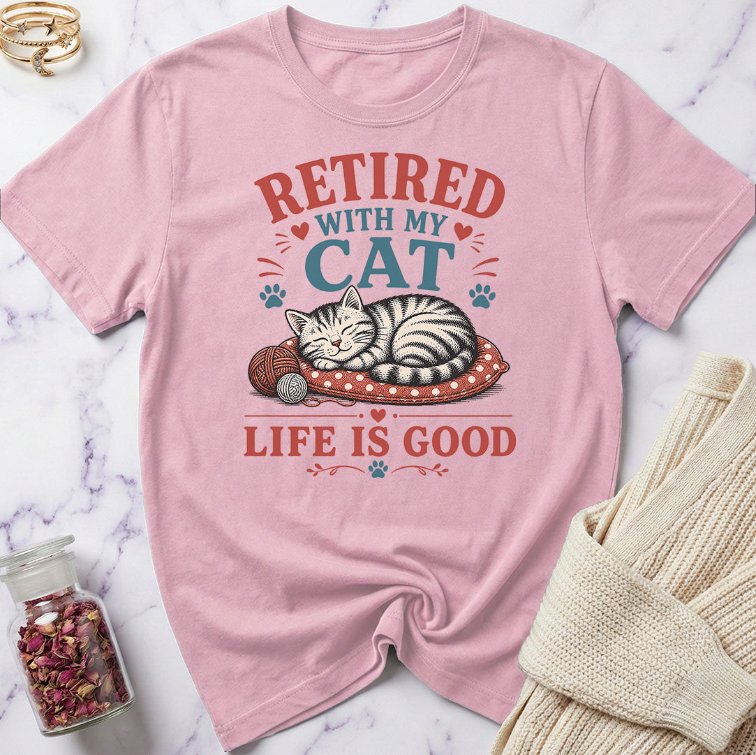Retired with My Cat T-Shirt