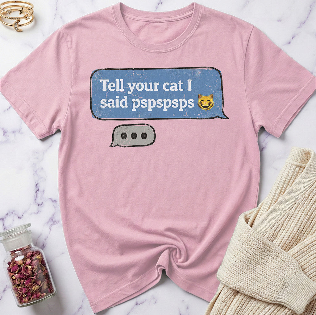 Retro Cat Chat T-Shirt