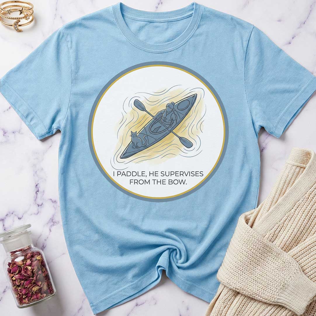 Kayak Cat T-Shirt