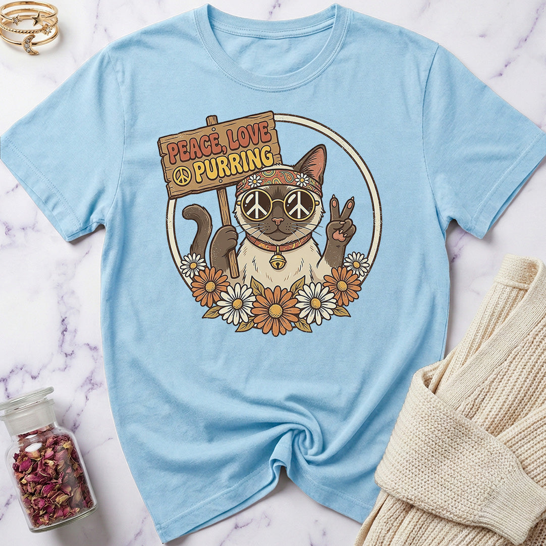 Peace Love & Purring T-Shirt