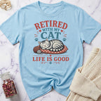 Retired with My Cat T-Shirt