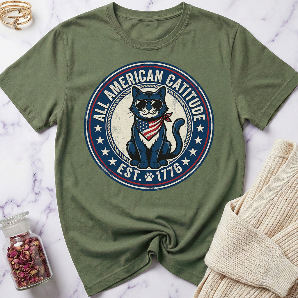 USA 250 All American Catitude T-Shirt