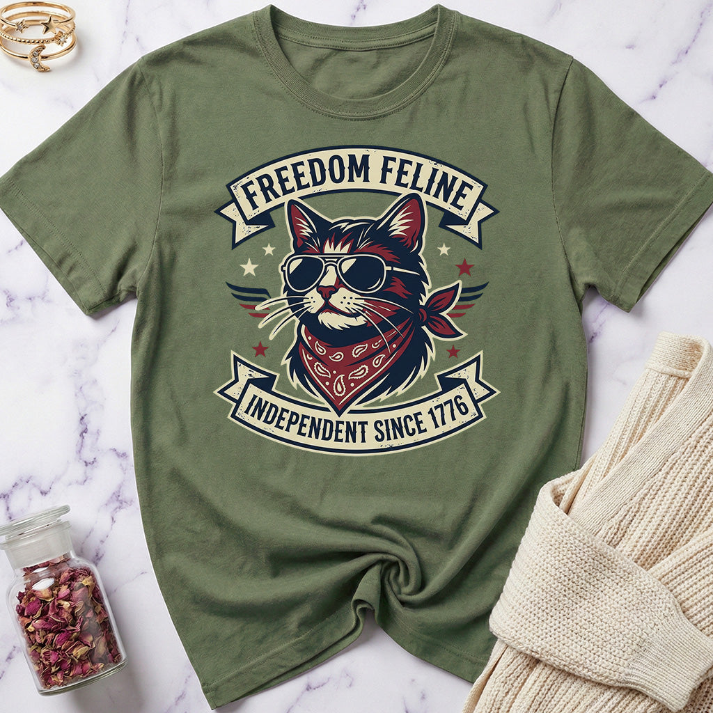 USA 250 Freedom Feline T-Shirt