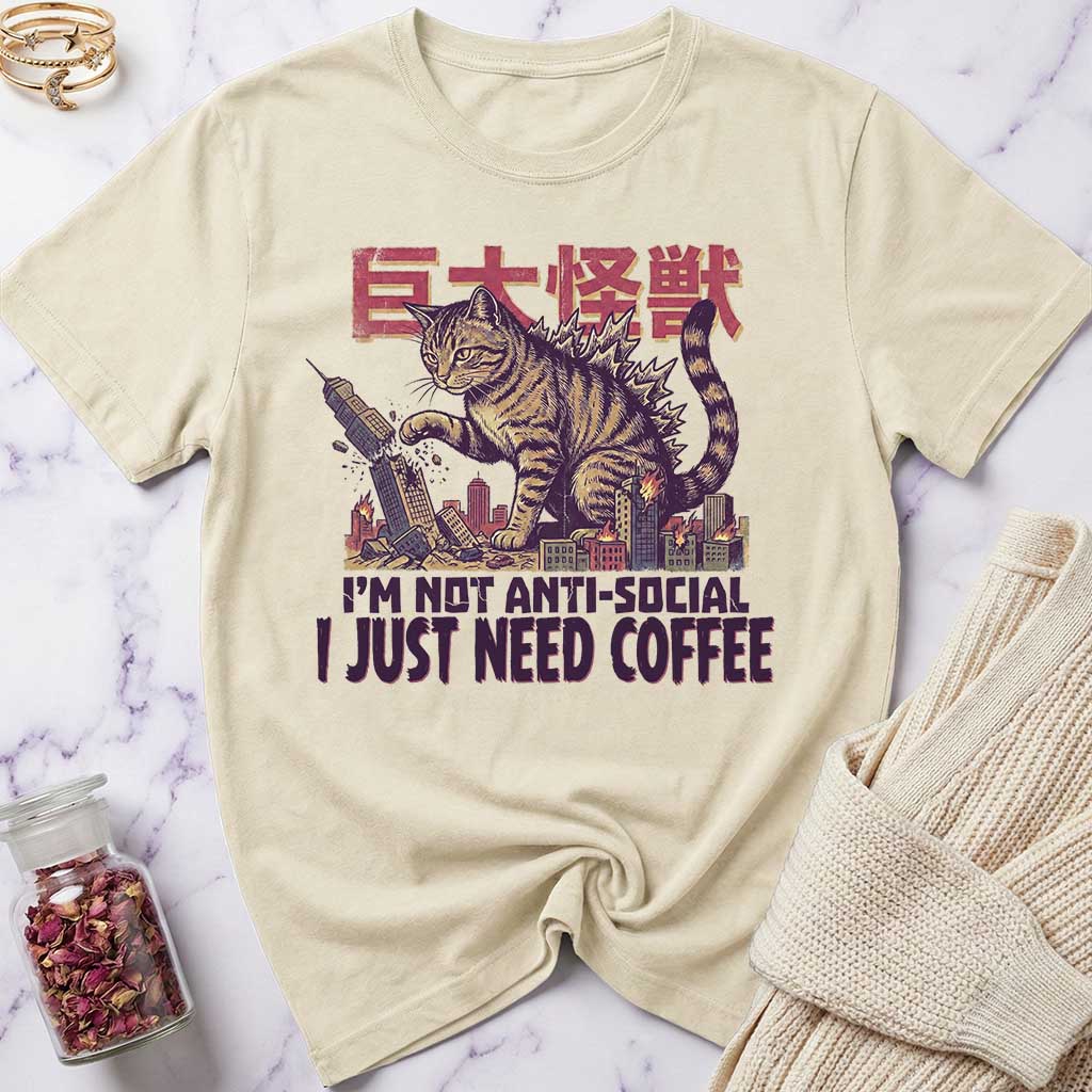 Catzilla Coffee T-Shirt