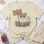 Hippie Peace Cat T-Shirt