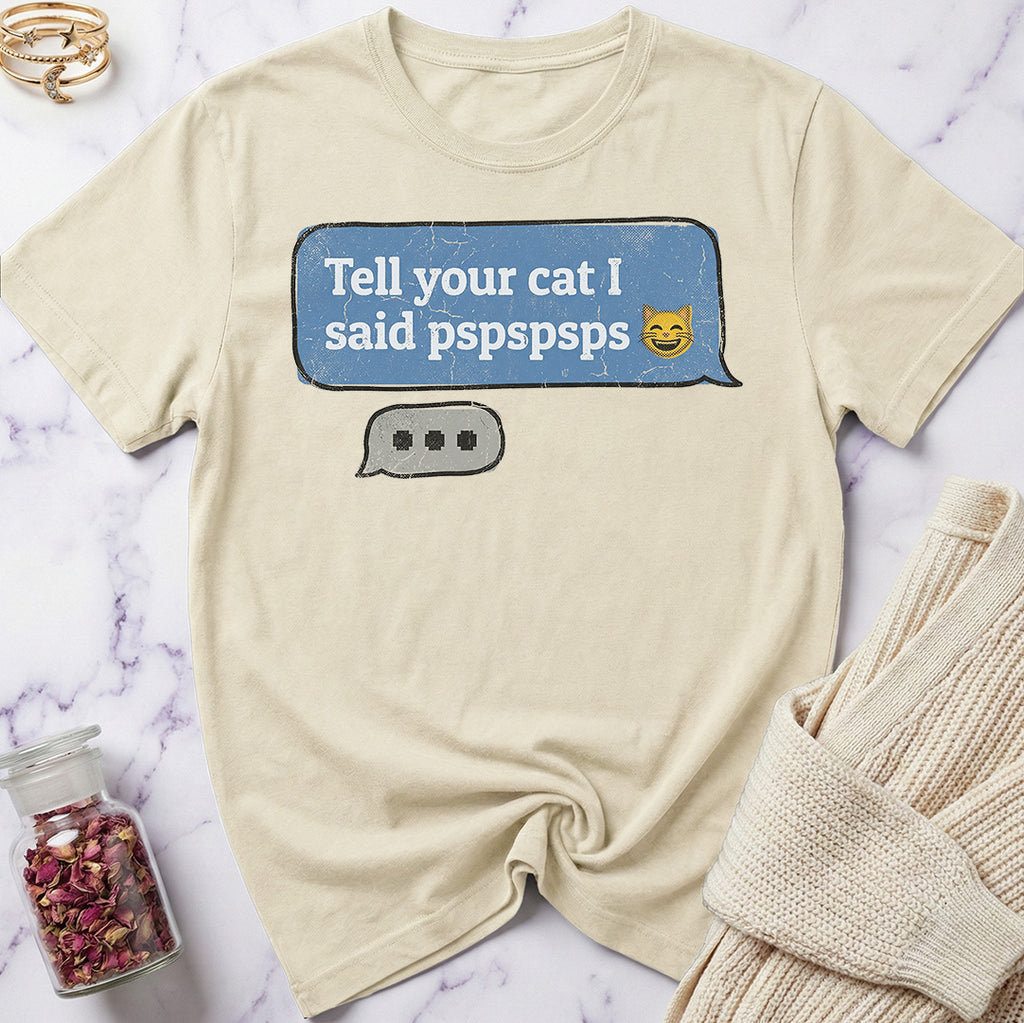 Retro Cat Chat T-Shirt