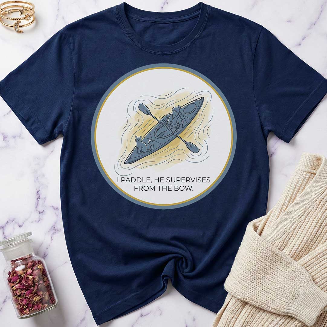 Kayak Cat T-Shirt