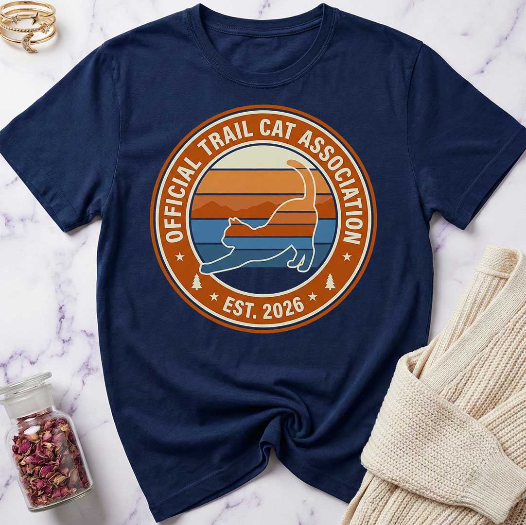 Stretching Trail Cat T-Shirt