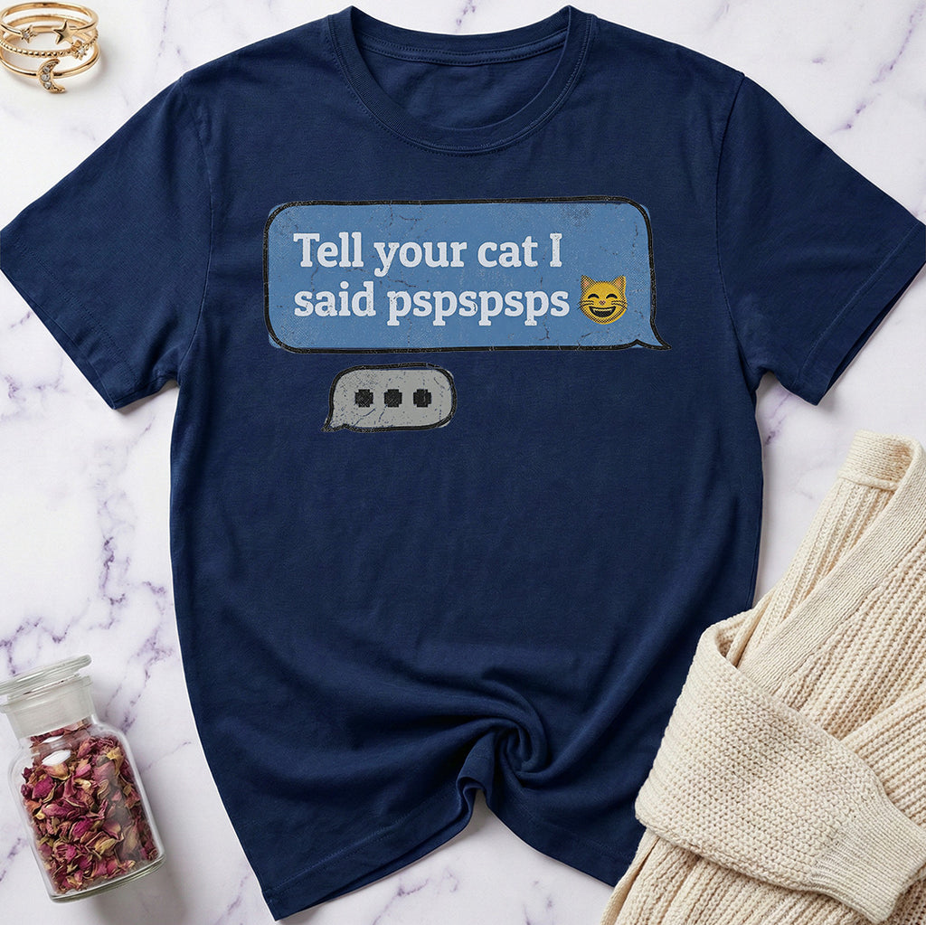Retro Cat Chat T-Shirt