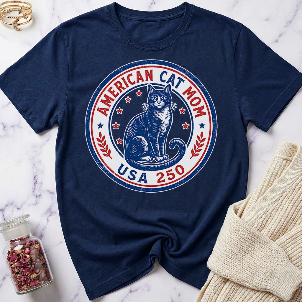 USA 250 American Cat Mom Special Edition T-Shirt