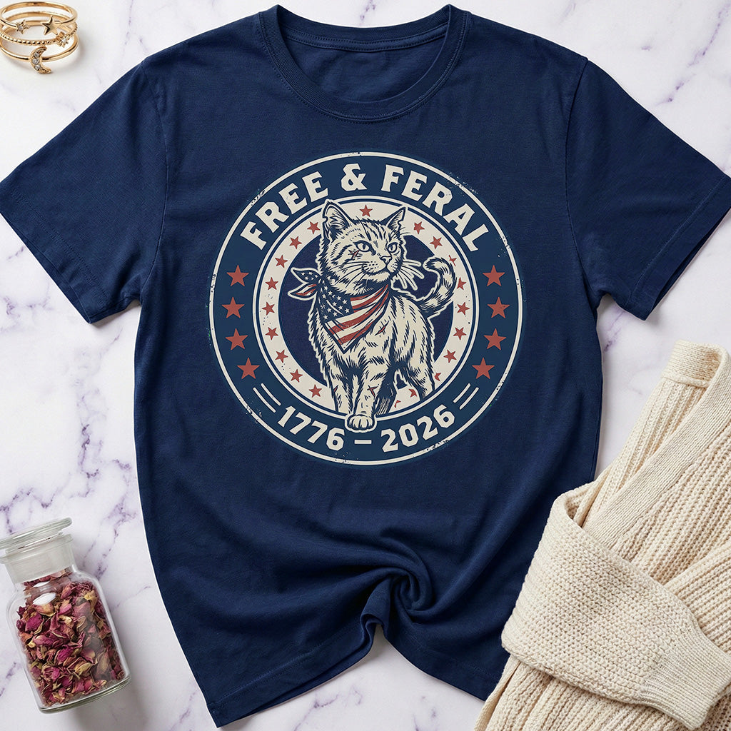 USA 250 Free & Feral T-Shirt