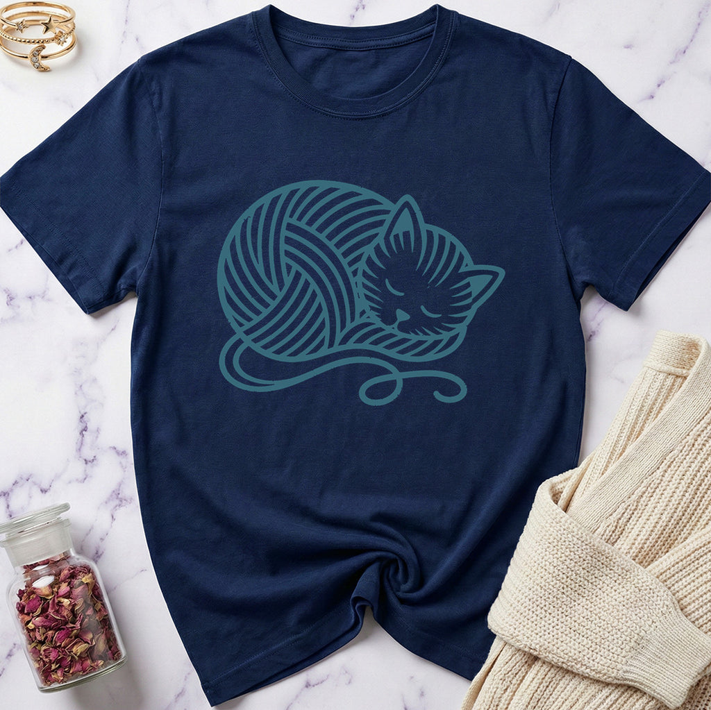 Yarn Ball Cat T-Shirt