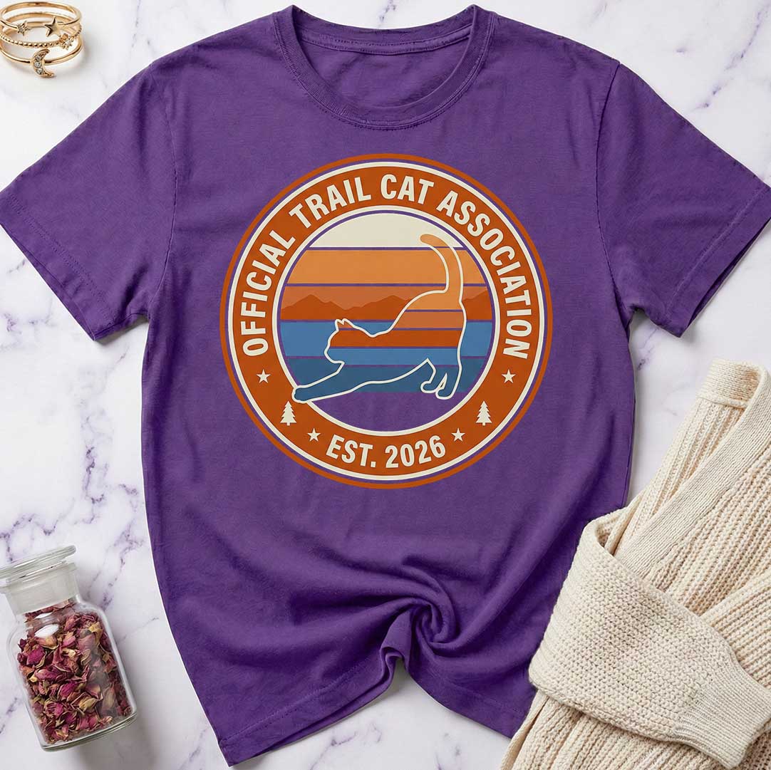 Stretching Trail Cat T-Shirt