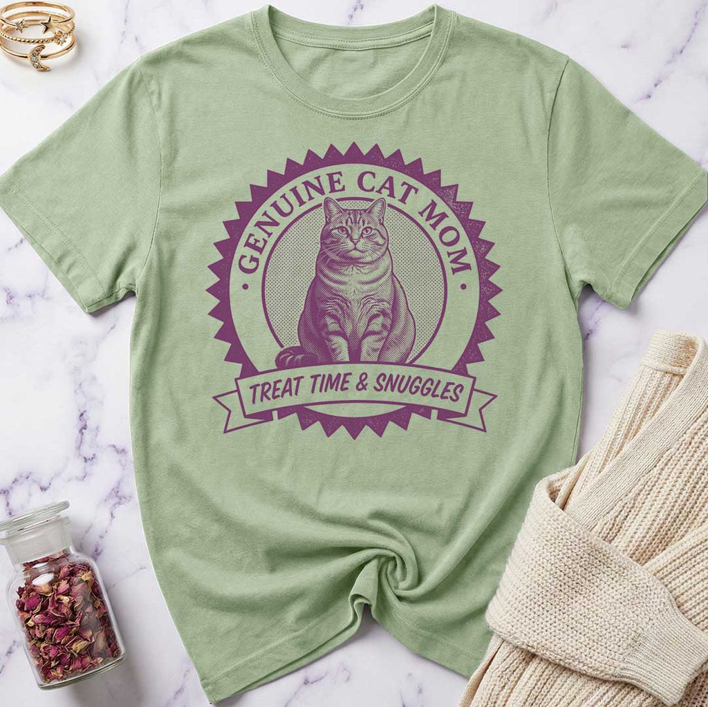 Genuine Cat Mom T-Shirt