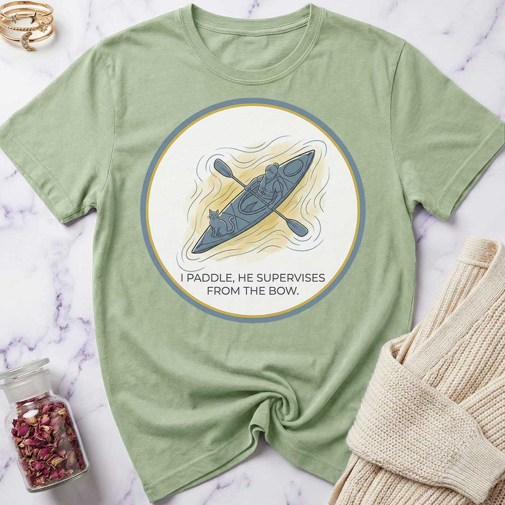 Kayak Cat T-Shirt