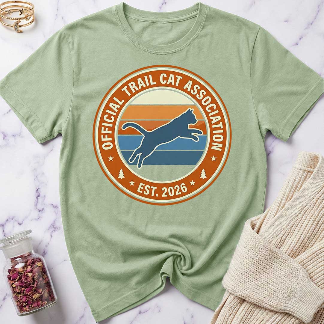 Leaping Trail Cat T-Shirt