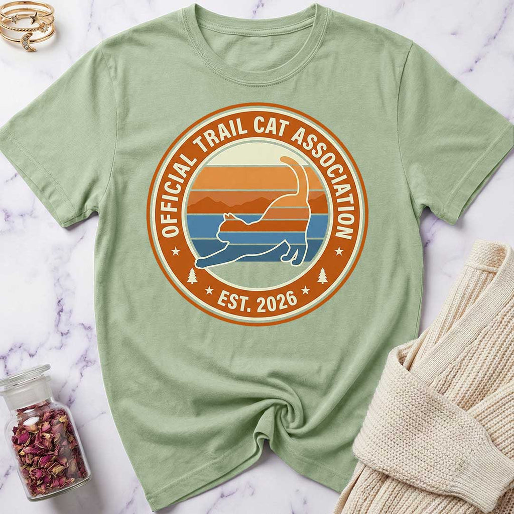 Stretching Trail Cat T-Shirt