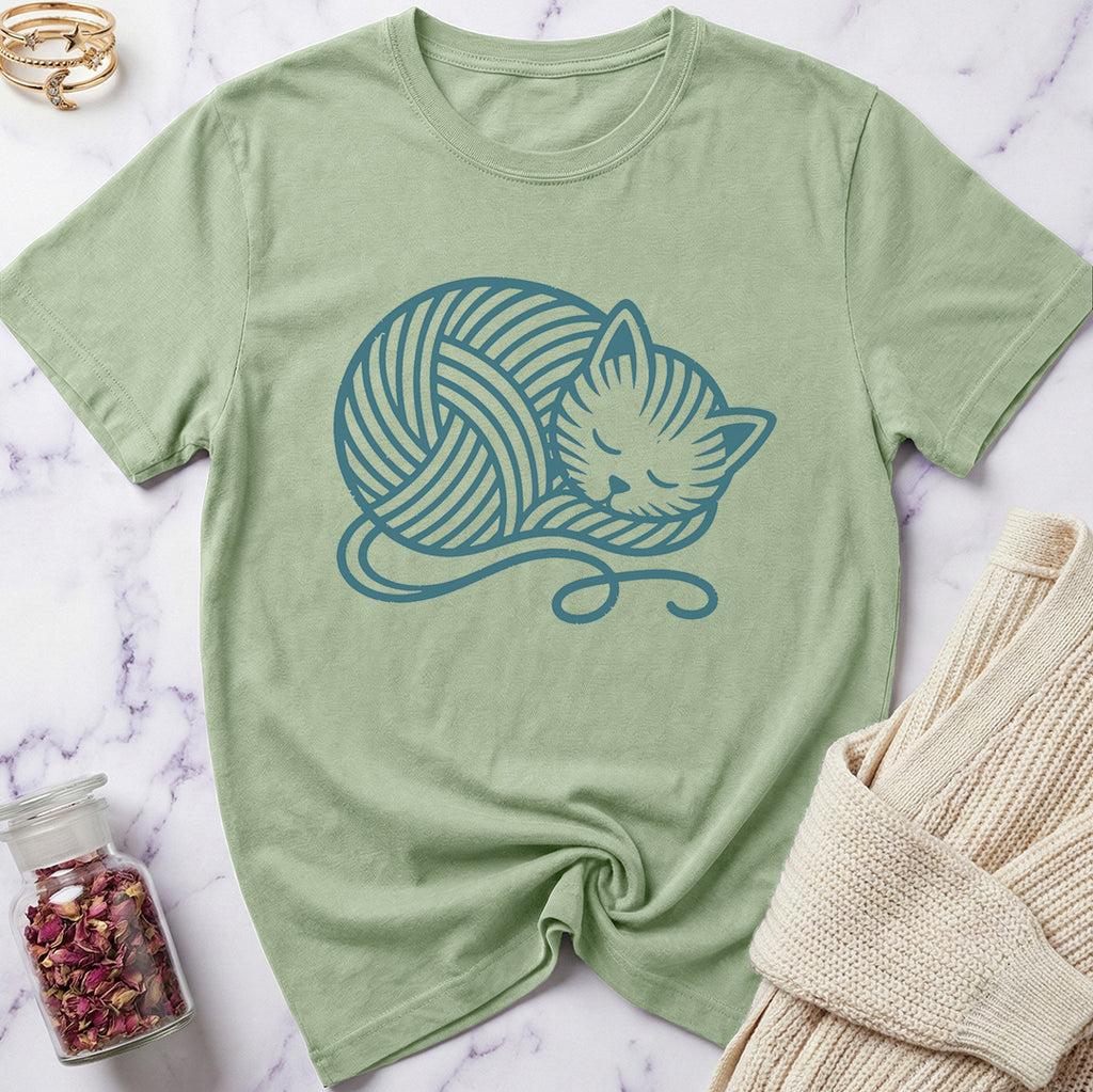 Yarn Ball Cat T-Shirt