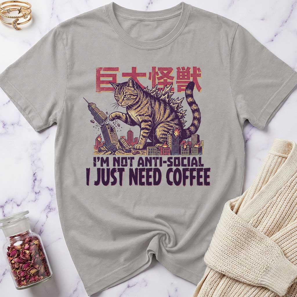 Catzilla Coffee T-Shirt