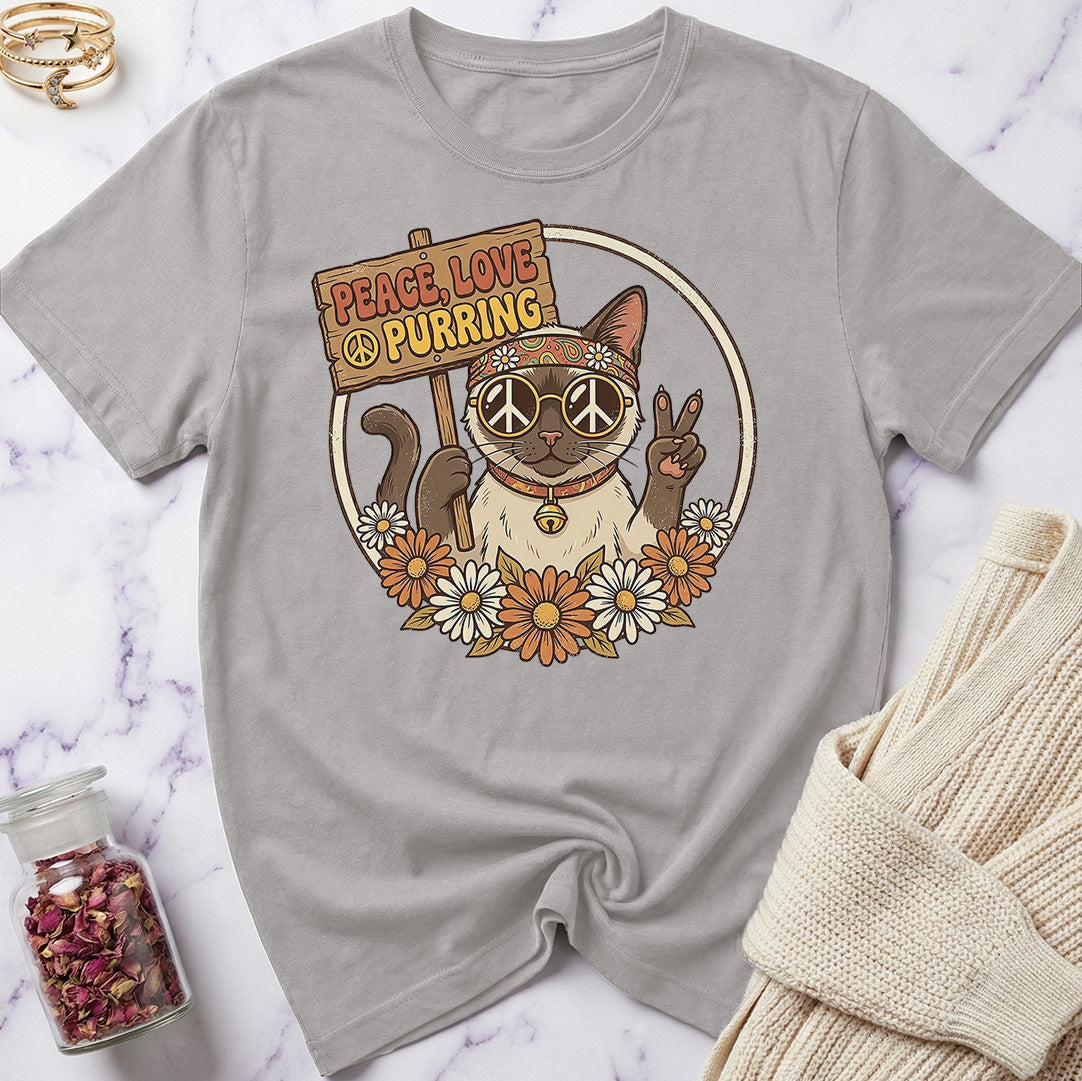 Peace Love & Purring T-Shirt