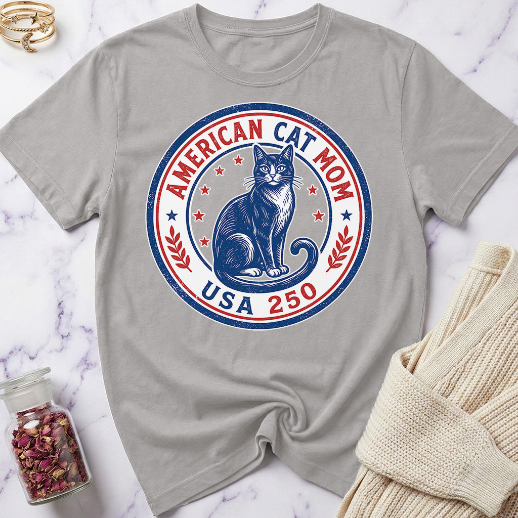 USA 250 American Cat Mom Special Edition T-Shirt