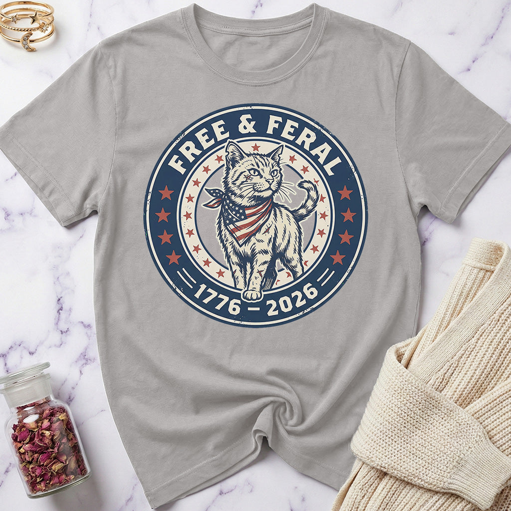 USA 250 Free & Feral T-Shirt