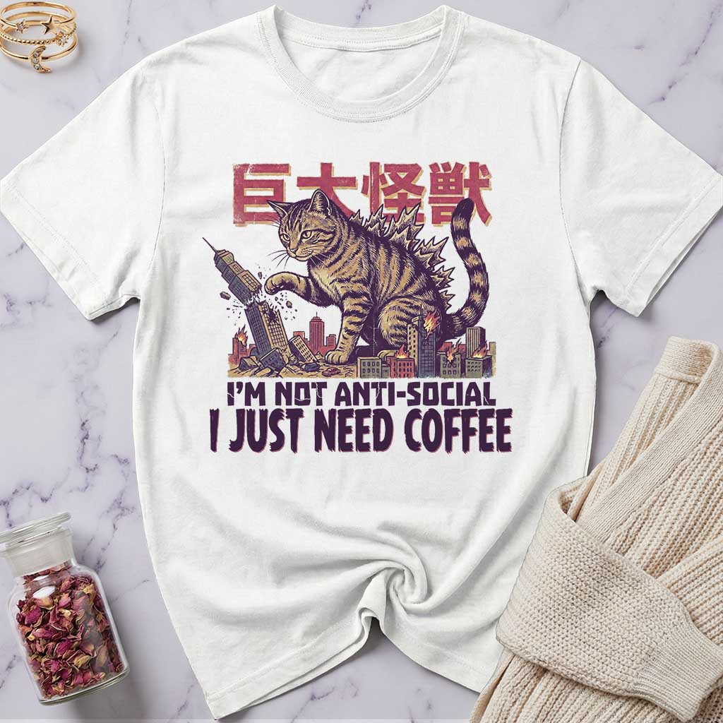 Catzilla Coffee T-Shirt