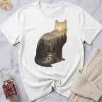 Forest Sunset Cat T-Shirt