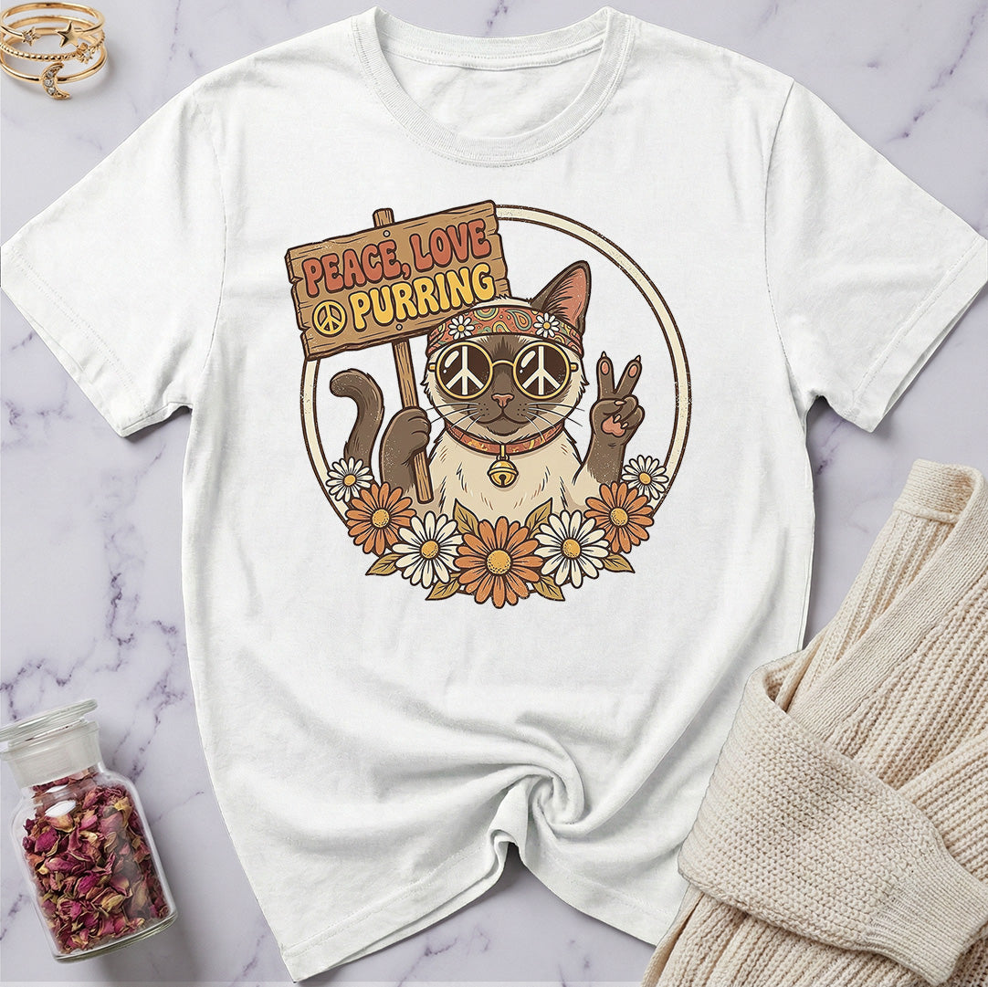 Peace Love & Purring T-Shirt