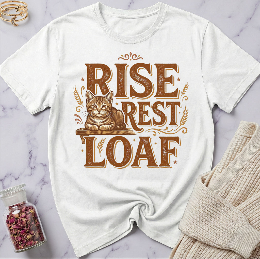 Baking Cat - Rise Rest Loaf T-Shirt