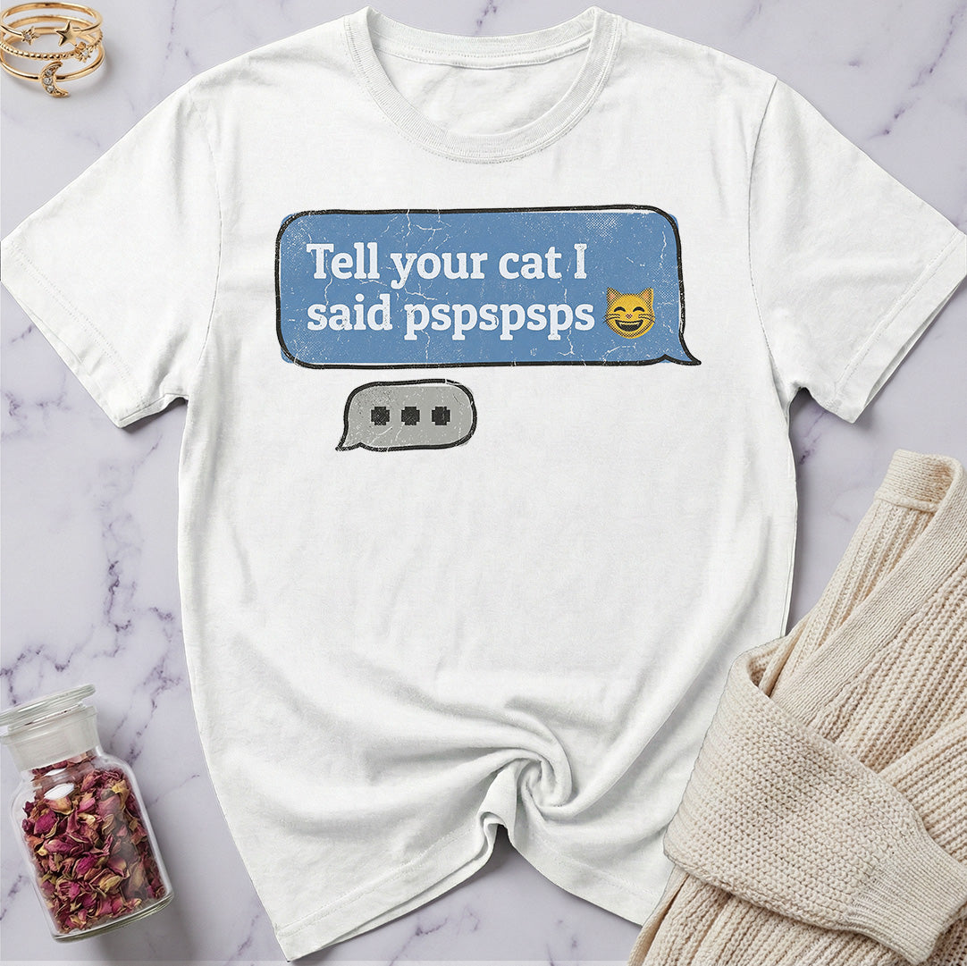Retro Cat Chat T-Shirt