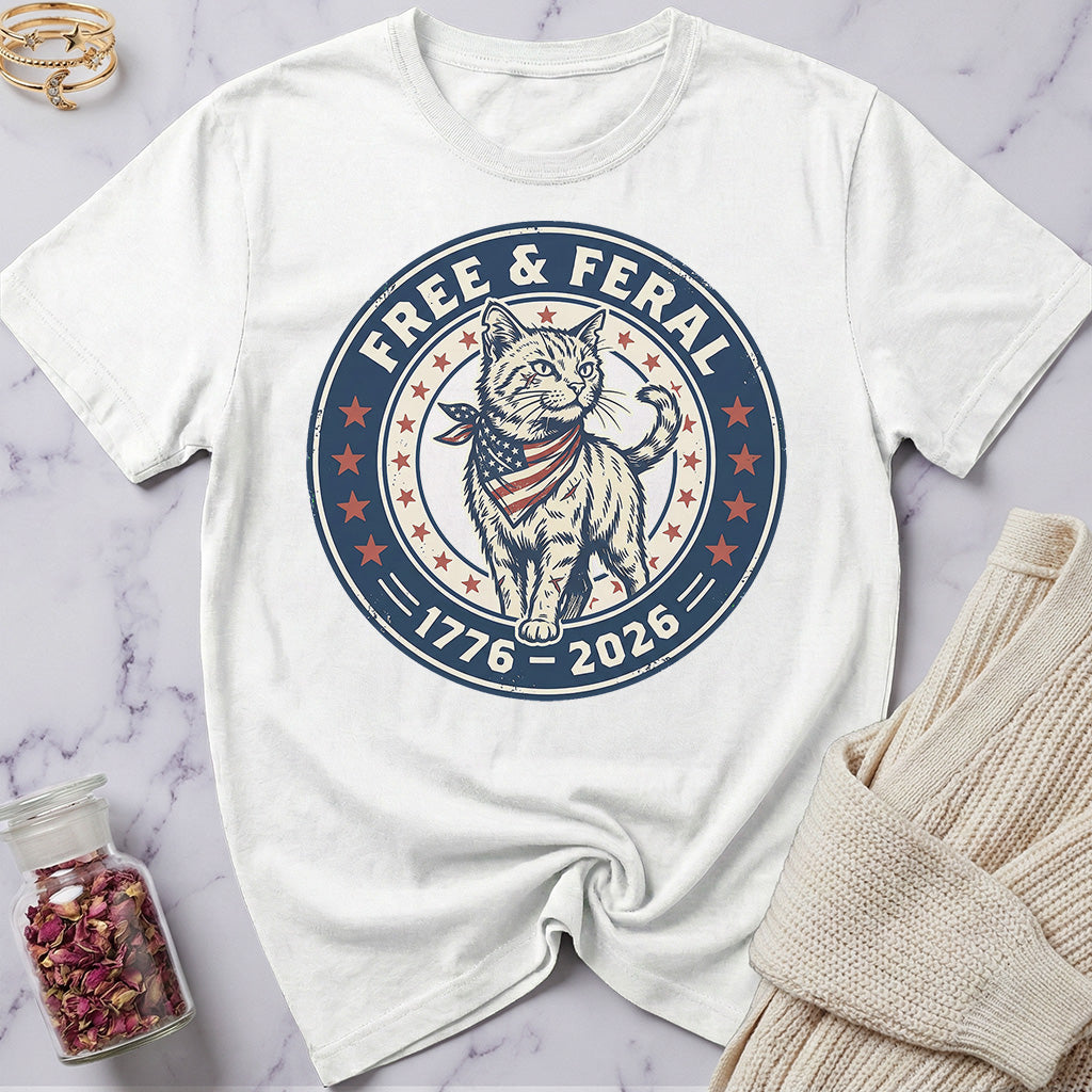USA 250 Free & Feral T-Shirt