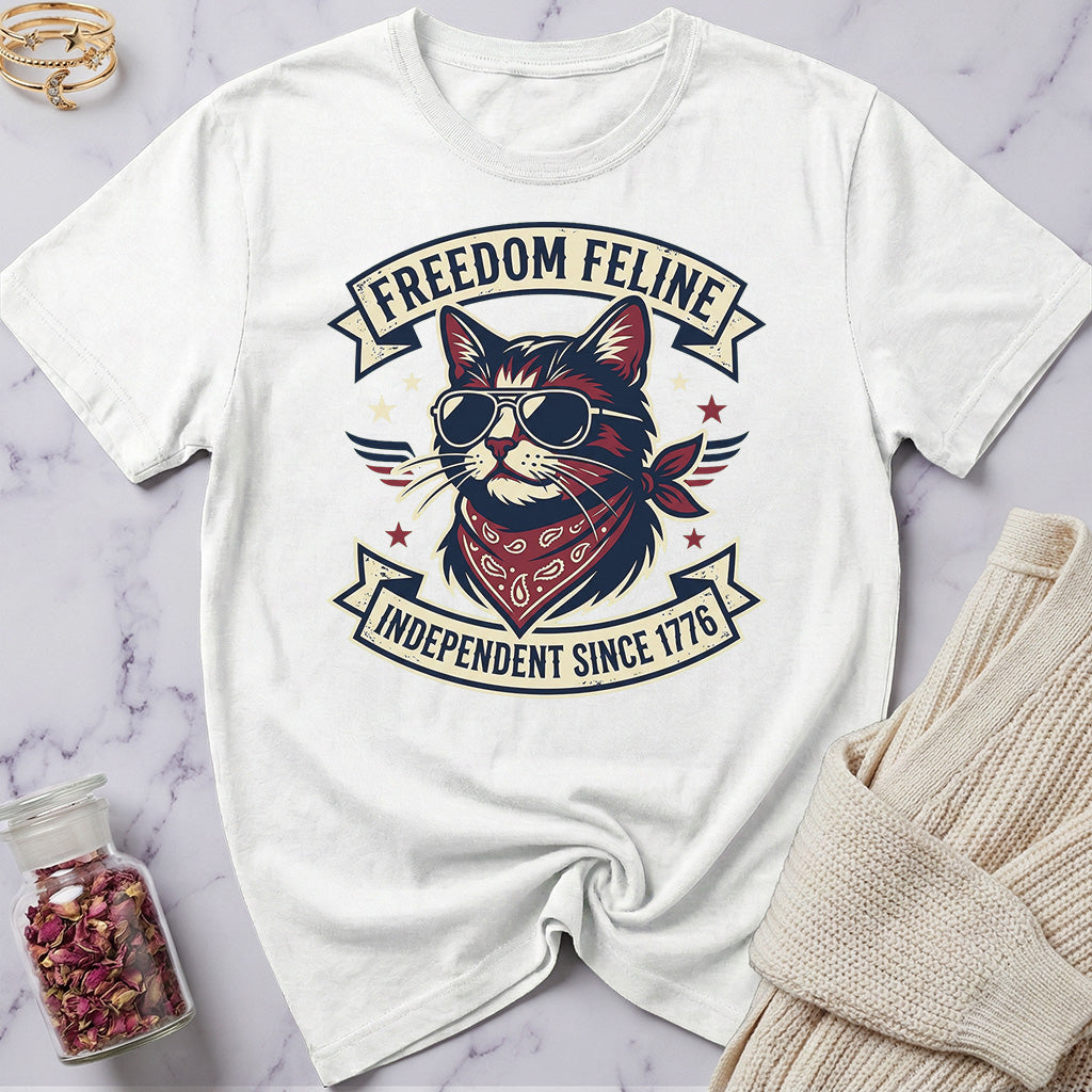 USA 250 Freedom Feline T-Shirt