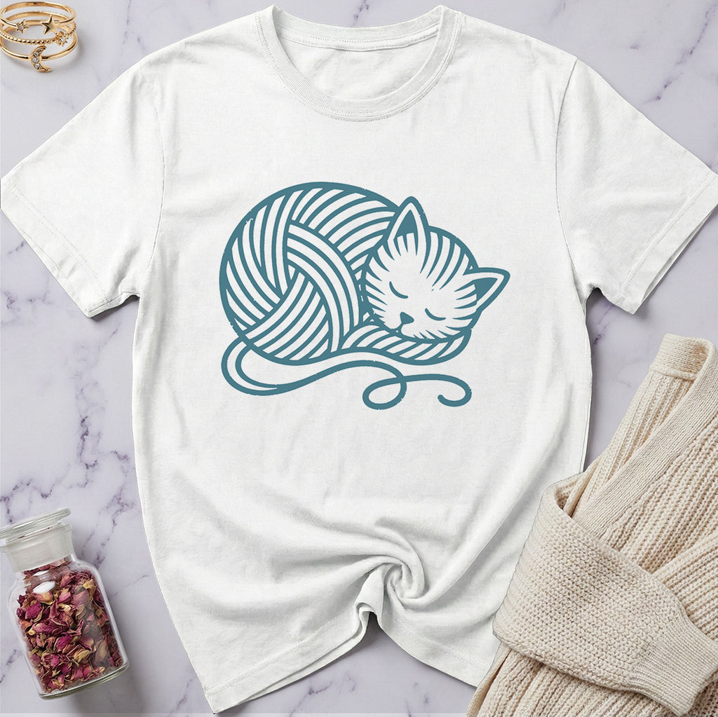 Yarn Ball Cat T-Shirt