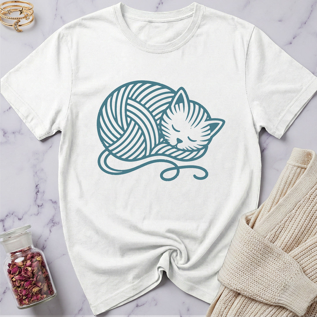 Yarn Ball Cat T-Shirt
